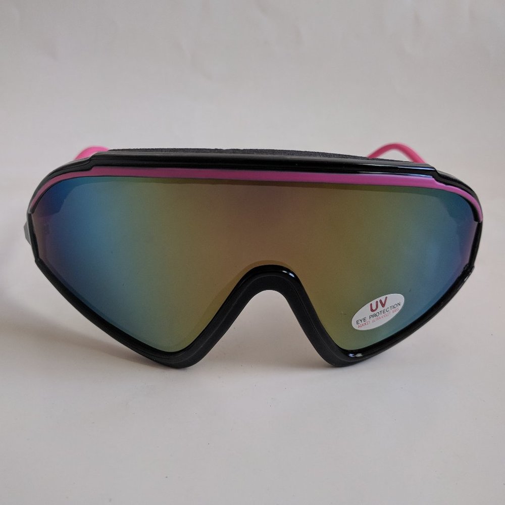 NWT True Vintage Ski/cycle wrap around sports style blade 80s sunglasses